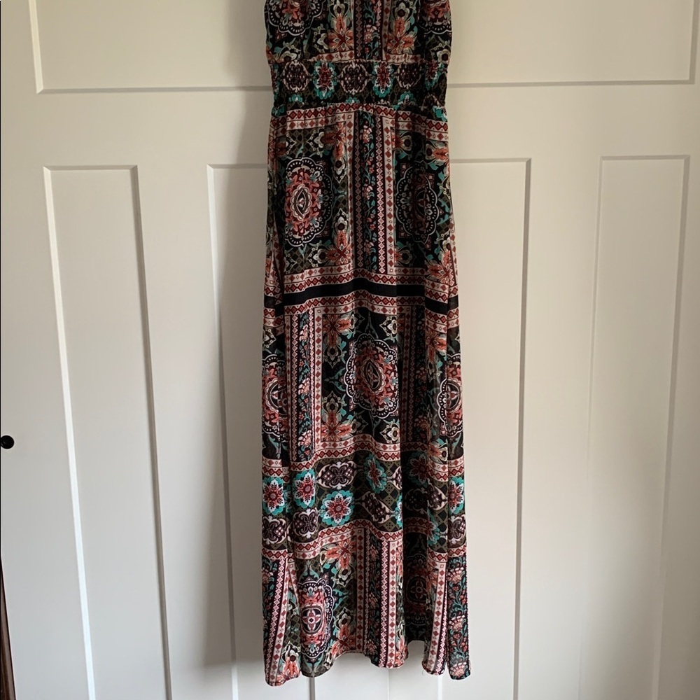 Xhilaration Multicolor Sleeveless Maxi Dress - Picture 2 of 7